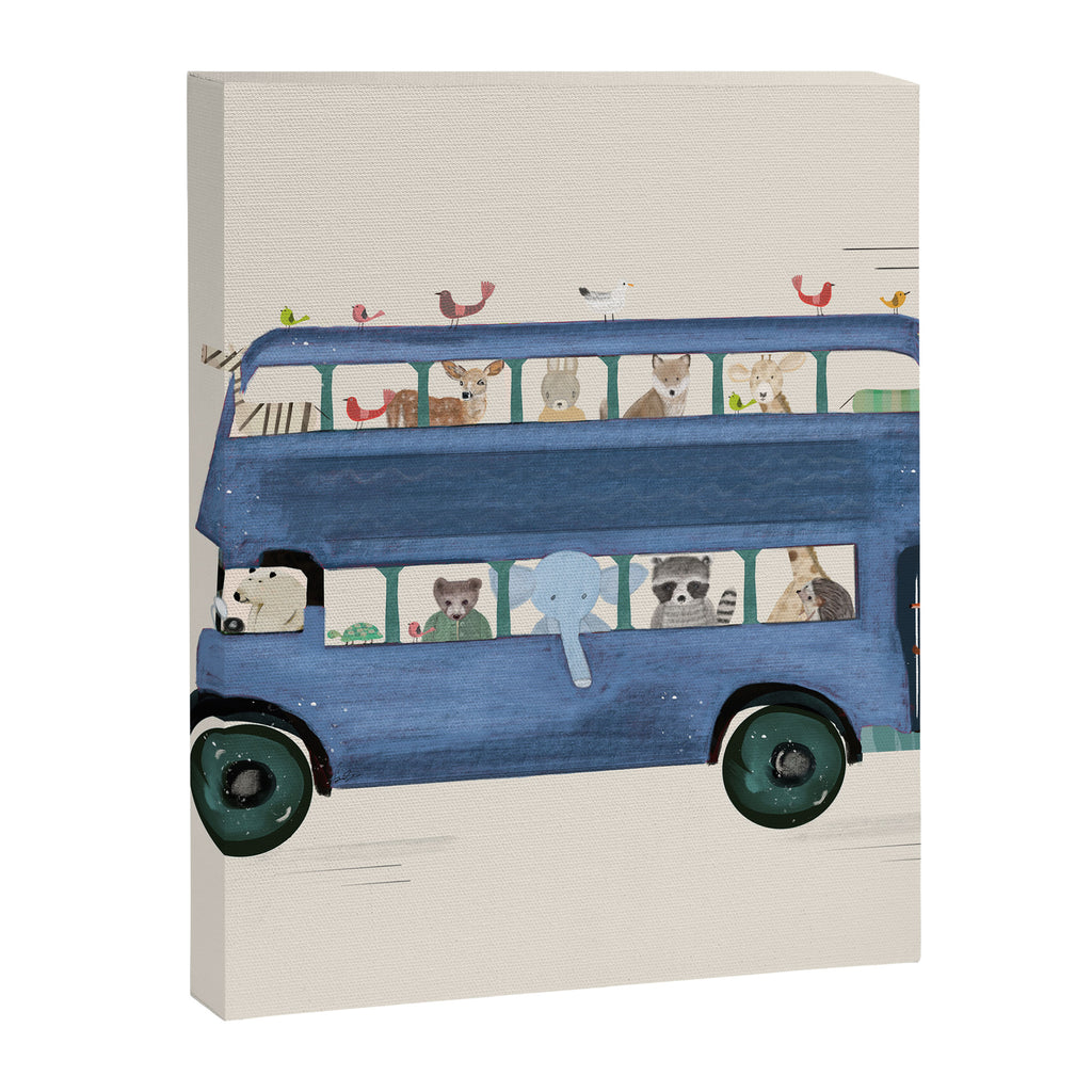 the big blue bus Canvas Print Gallery Image 8