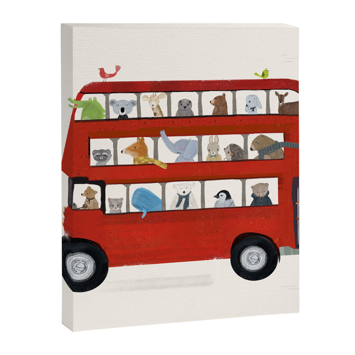 the big little red bus Canvas Print Gallery Image 1