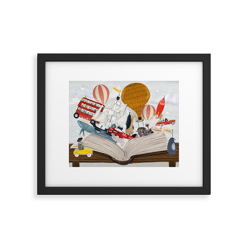 the big magic adventure book Framed Art Print Gallery Image 5