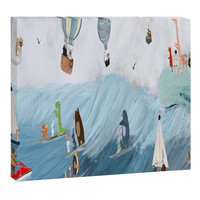the big surf Canvas Print Gallery Image 1
