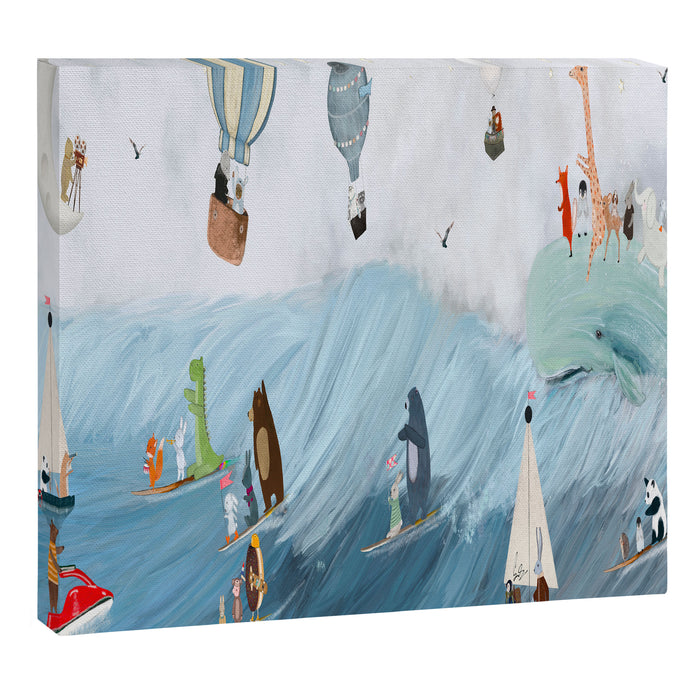 the big surf Canvas Print Gallery Image 1