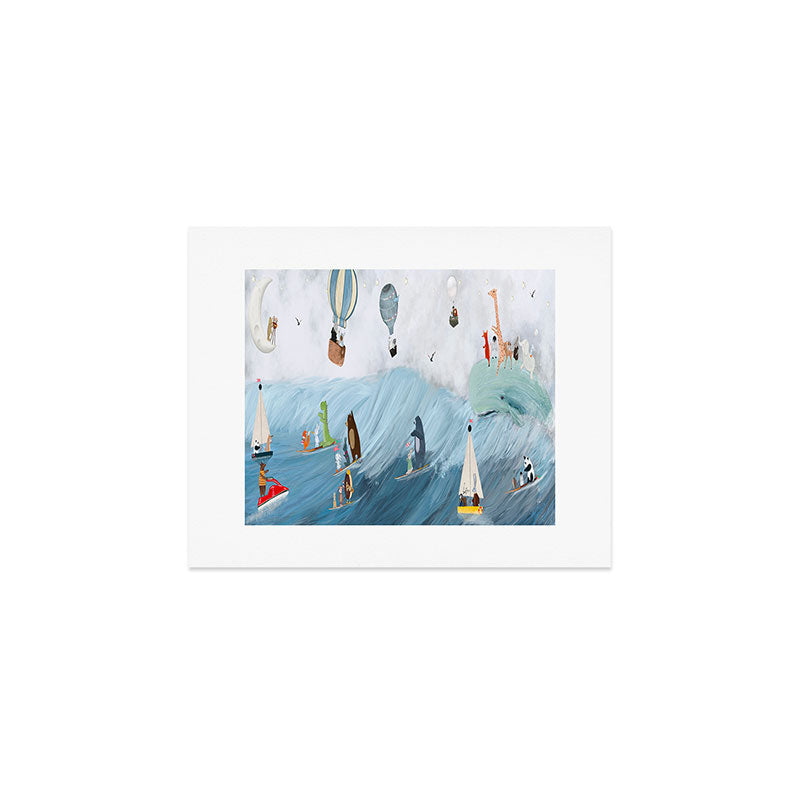 the big surf Art Print Gallery Image 1