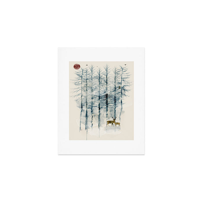 the blue forest Art Print Gallery Image 1