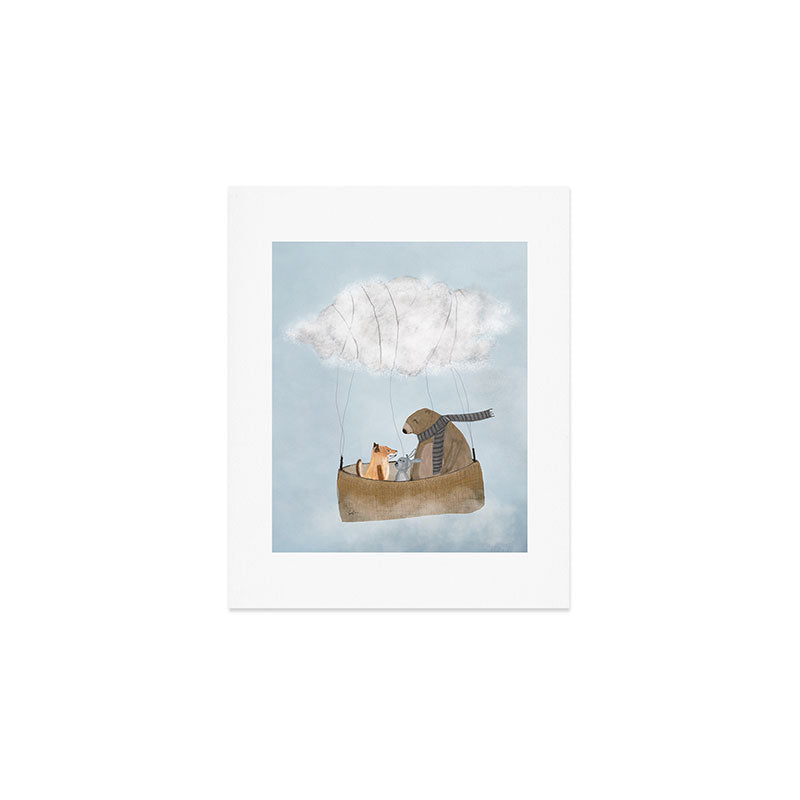 The Cloud Balloon Art Print