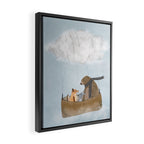 the cloud balloon Framed Canvas Print Gallery Image 2