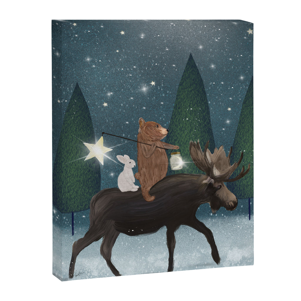 the elder moose Canvas Print Gallery Image 8