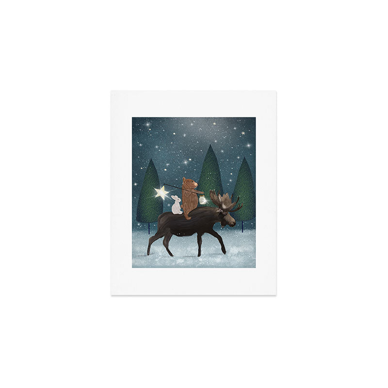 the elder moose Art Print Gallery Image 1