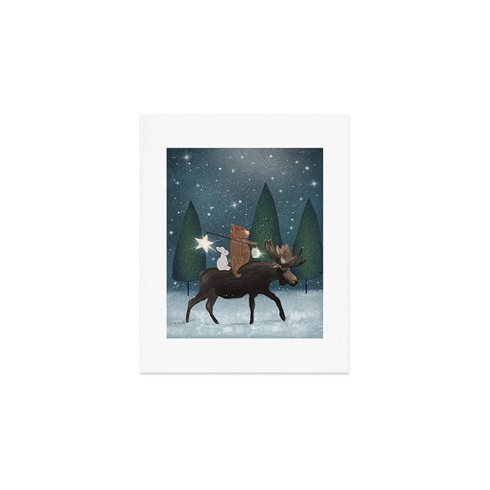 the elder moose Art Print Gallery Image 1