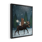 the elder moose Framed Canvas Print Gallery Image 2