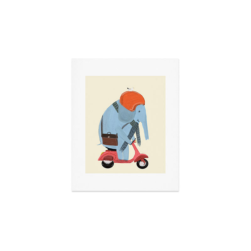 the elephant mobile Art Print Gallery Image 1