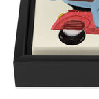 the elephant mobile Framed Canvas Print Gallery Image 3