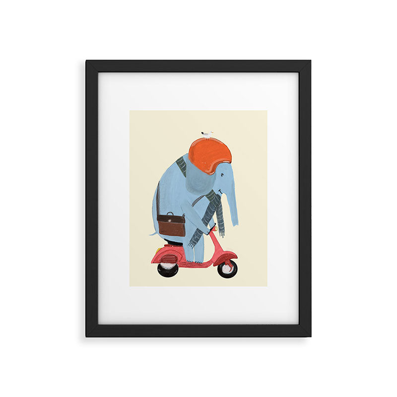 the elephant mobile Framed Art Print Gallery Image 4