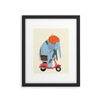 the elephant mobile Framed Art Print Gallery Image 4
