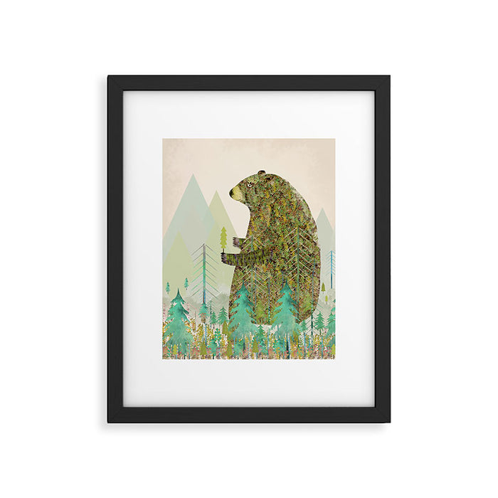the forest keeper Framed Art Print Gallery Image 1