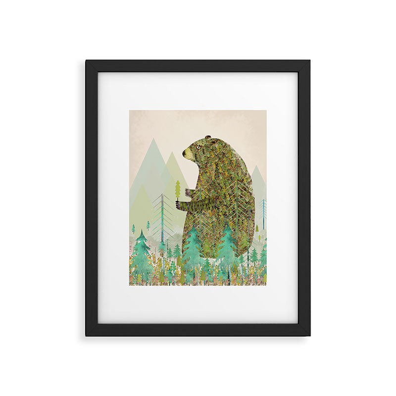 the forest keeper Framed Art Print Gallery Image 5