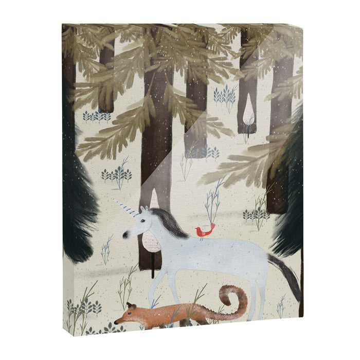 the fox and unicorn Canvas Print Gallery Image 1