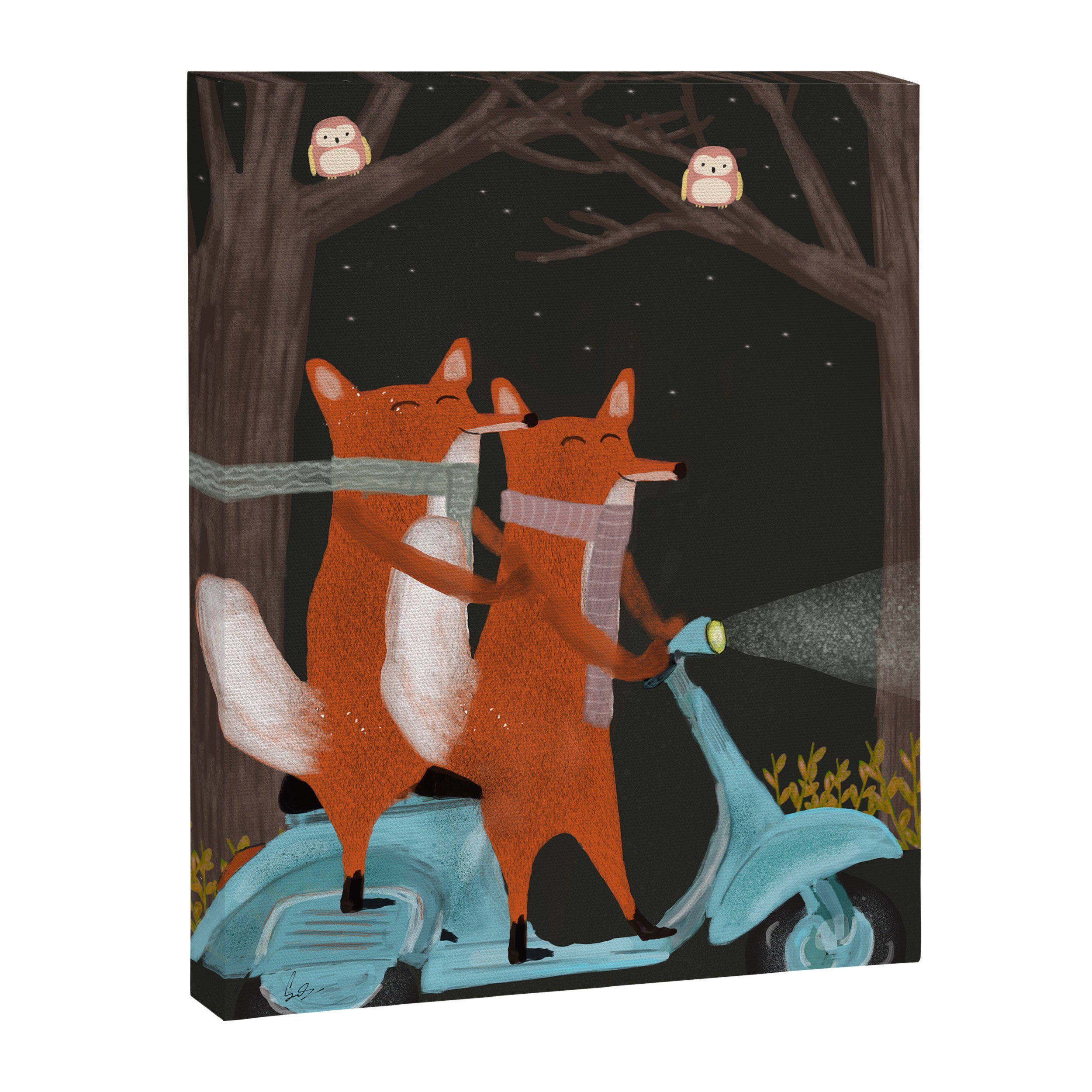 the fox mobile Canvas Print Gallery Image 6