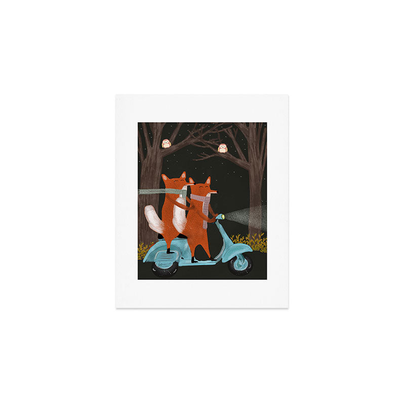 the fox mobile Art Print Gallery Image 1