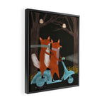 the fox mobile Framed Canvas Print Gallery Image 2