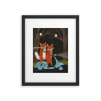 the fox mobile Framed Art Print Gallery Image 5