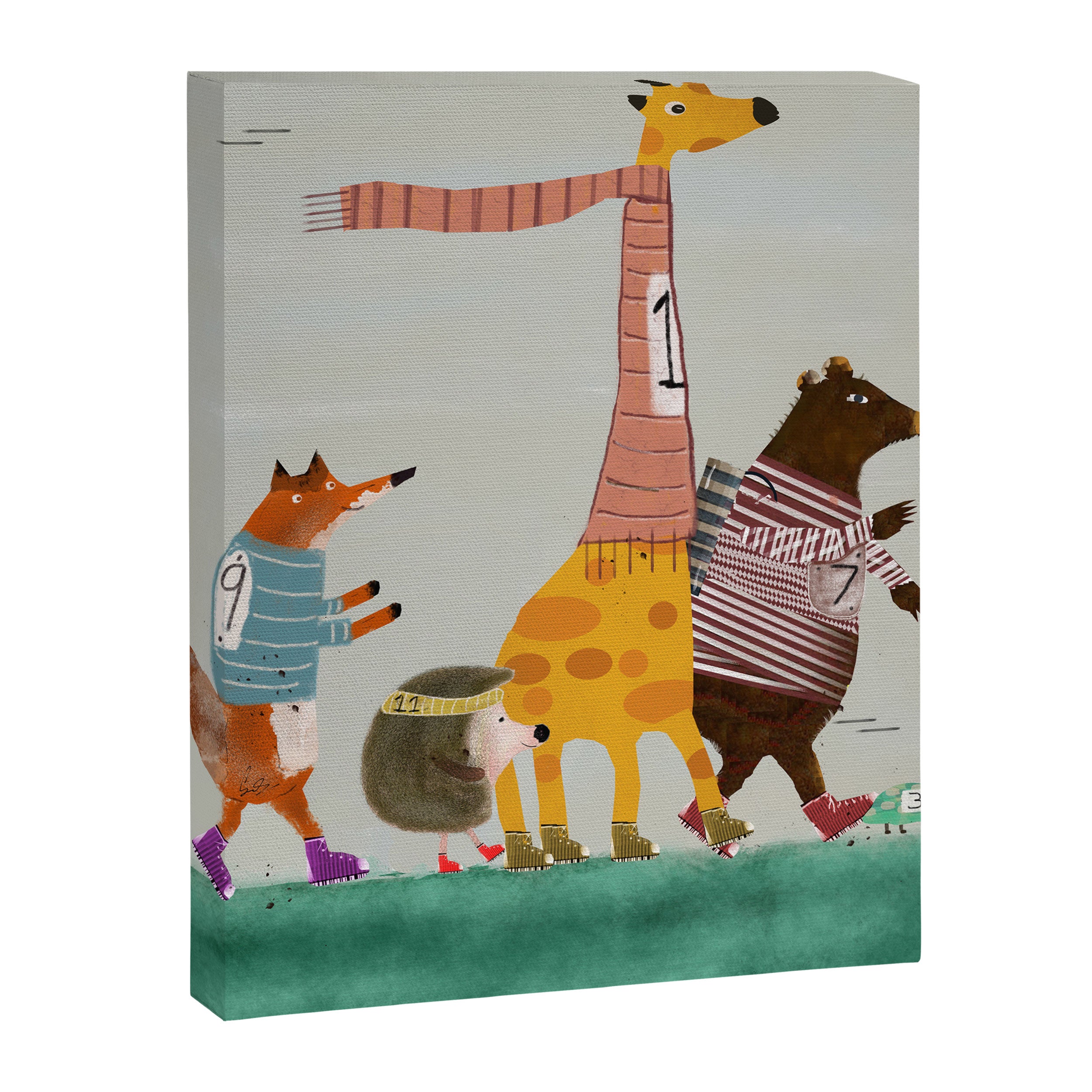 the fun run Canvas Print Gallery Image 8