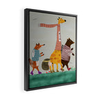 the fun run Framed Canvas Print Gallery Image 2