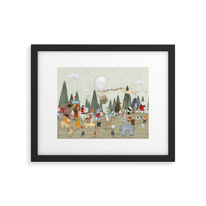 the great parade Framed Art Print Gallery Image 1