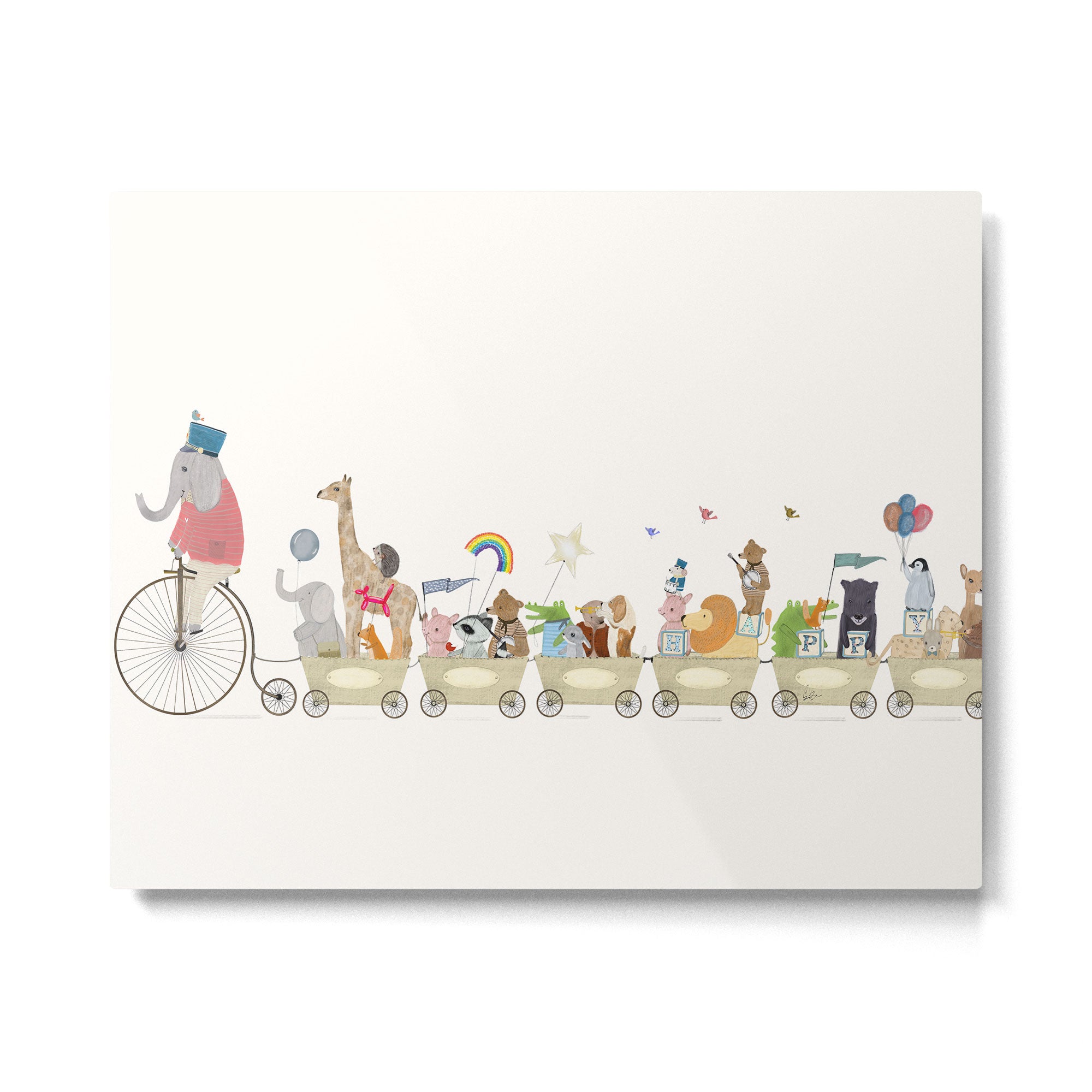 the happy parade Metal Print Gallery Image 6