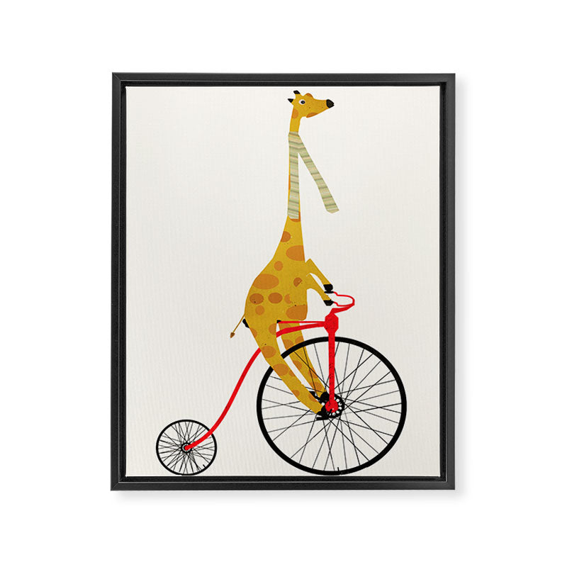 the high wheeler Framed Canvas Print Gallery Image 6