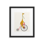 the high wheeler Framed Art Print Gallery Image 4