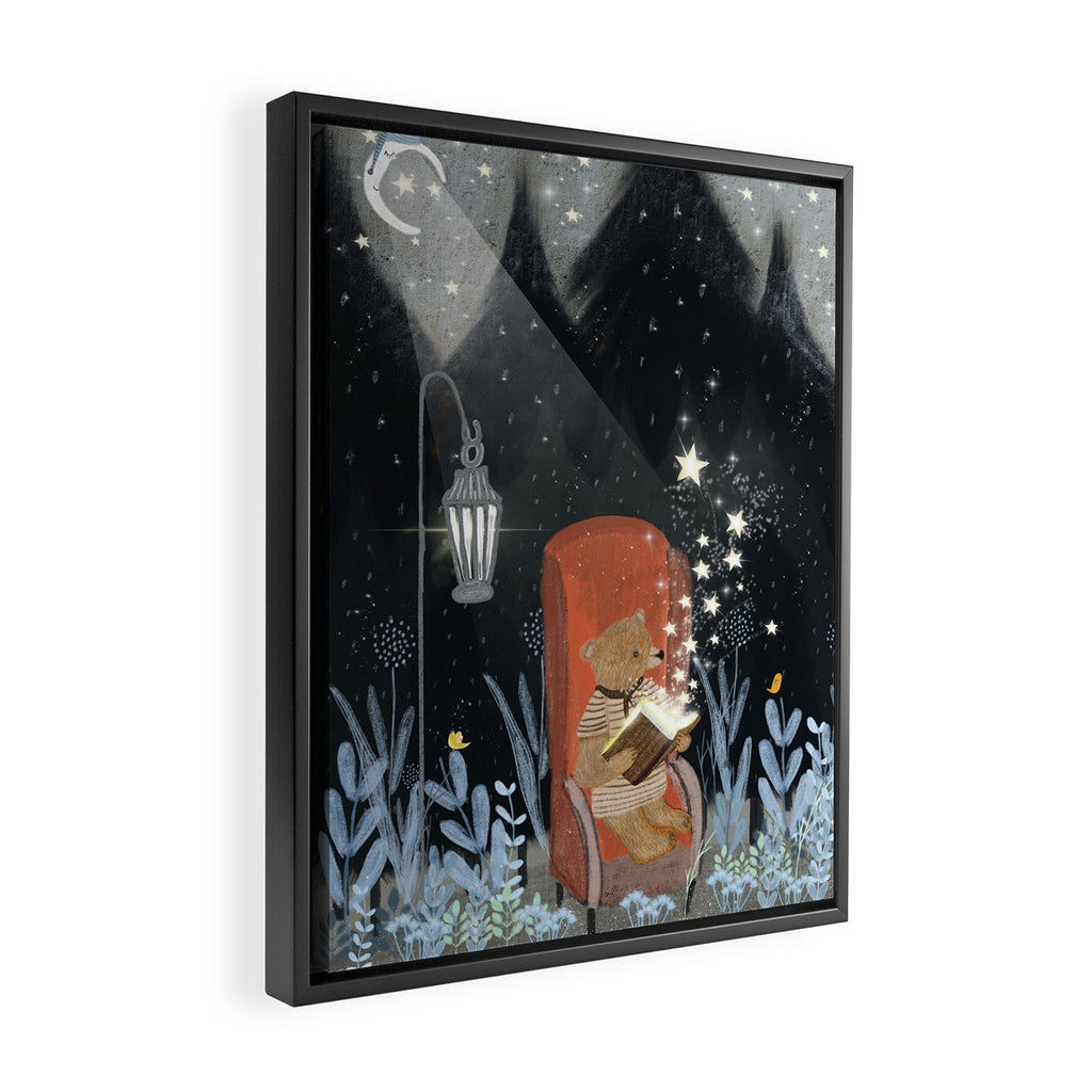 the little book of stars Framed Canvas Print Gallery Image 2