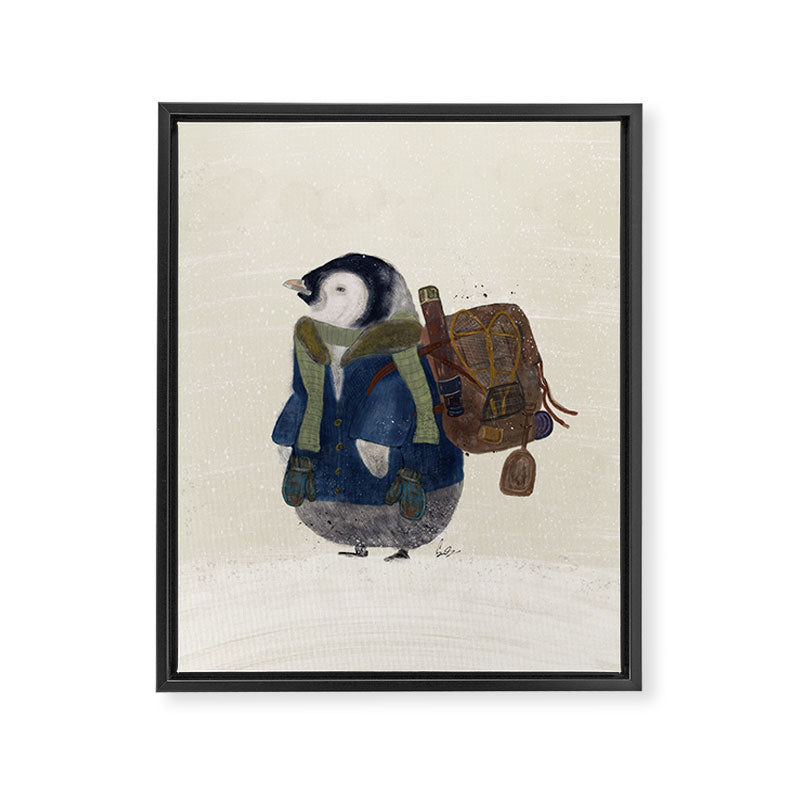 the little explorer Framed Canvas Print Gallery Image 6