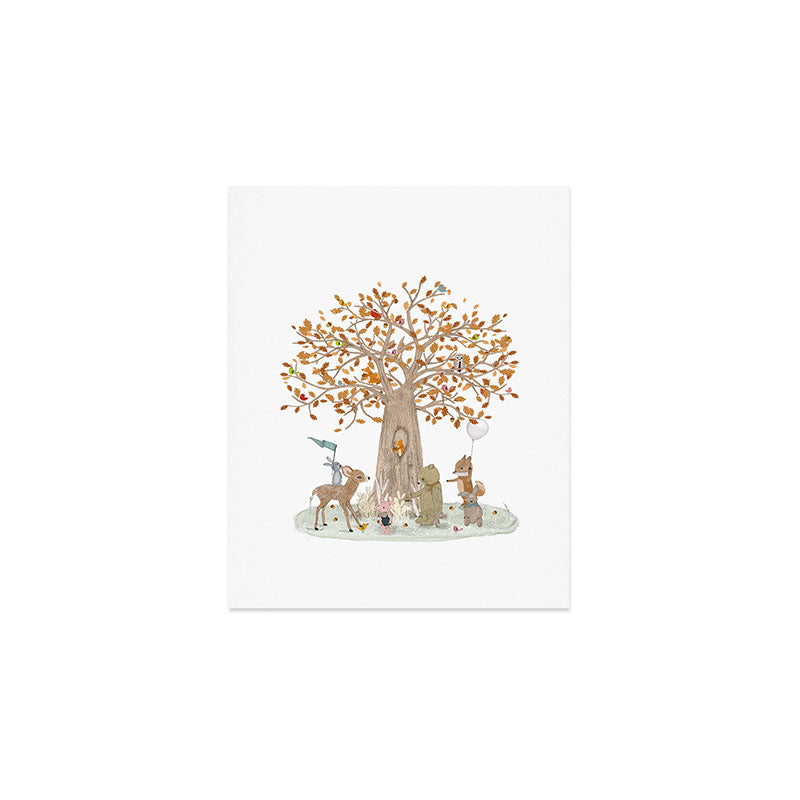 the little oak tree Art Print Gallery Image 1