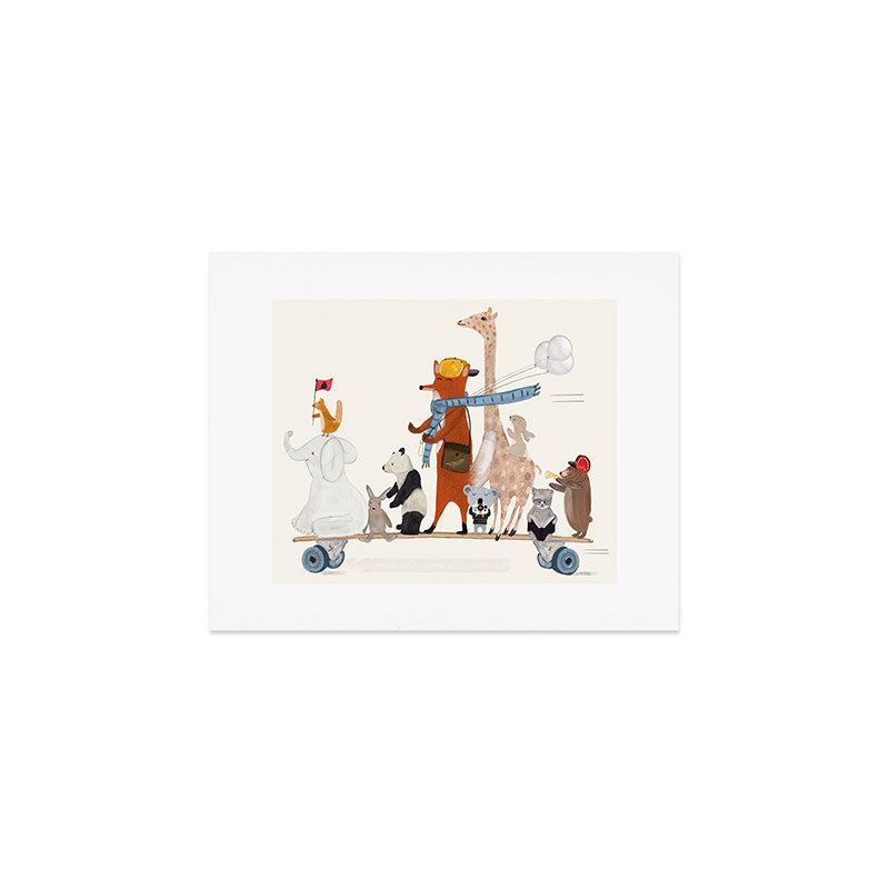 the long board Art Print Gallery Image 1