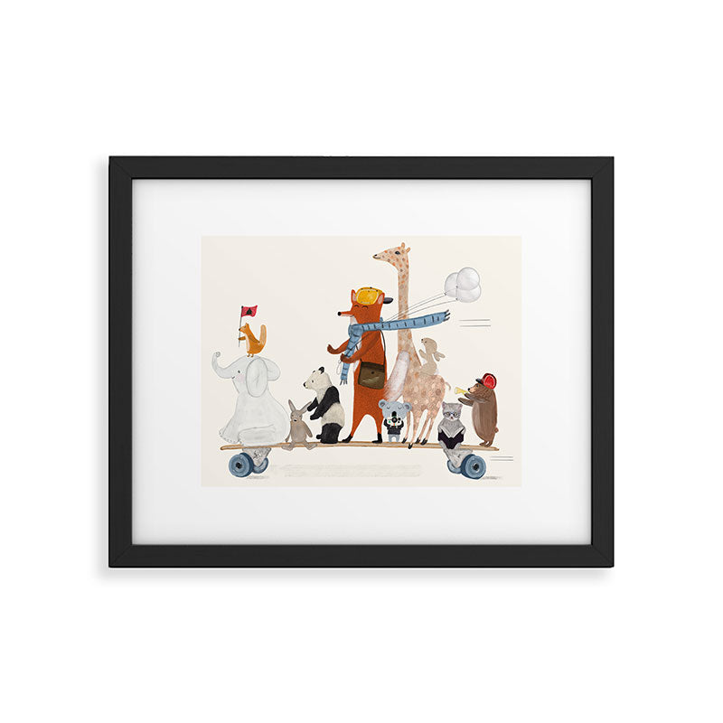 the long board Framed Art Print Gallery Image 6