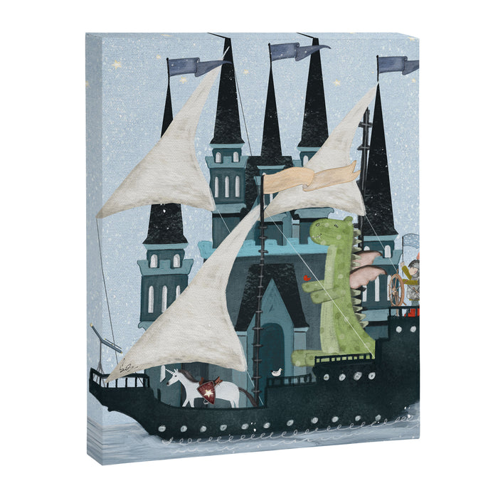 the magical castle ship Canvas Print Gallery Image 1