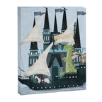 the magical castle ship Canvas Print Gallery Image 6