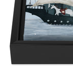 the magical castle ship Framed Canvas Print Gallery Image 3