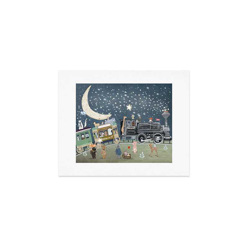 the magical star train Art Print Gallery Image 1