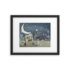 the magical star train Framed Art Print Gallery Image 5