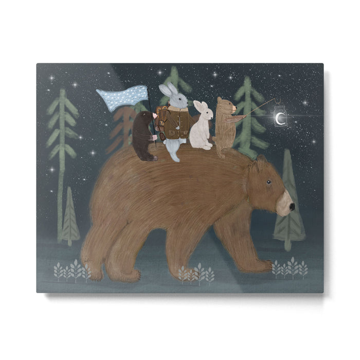 the moon bear Metal Print Gallery Image 1