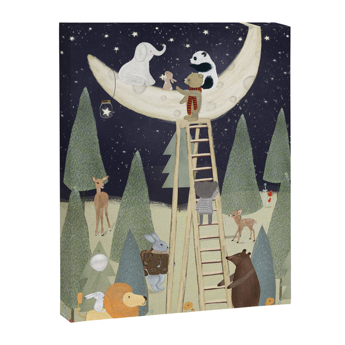 the moon forest Canvas Print Gallery Image 1