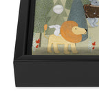 the moon forest Framed Canvas Print Gallery Image 3