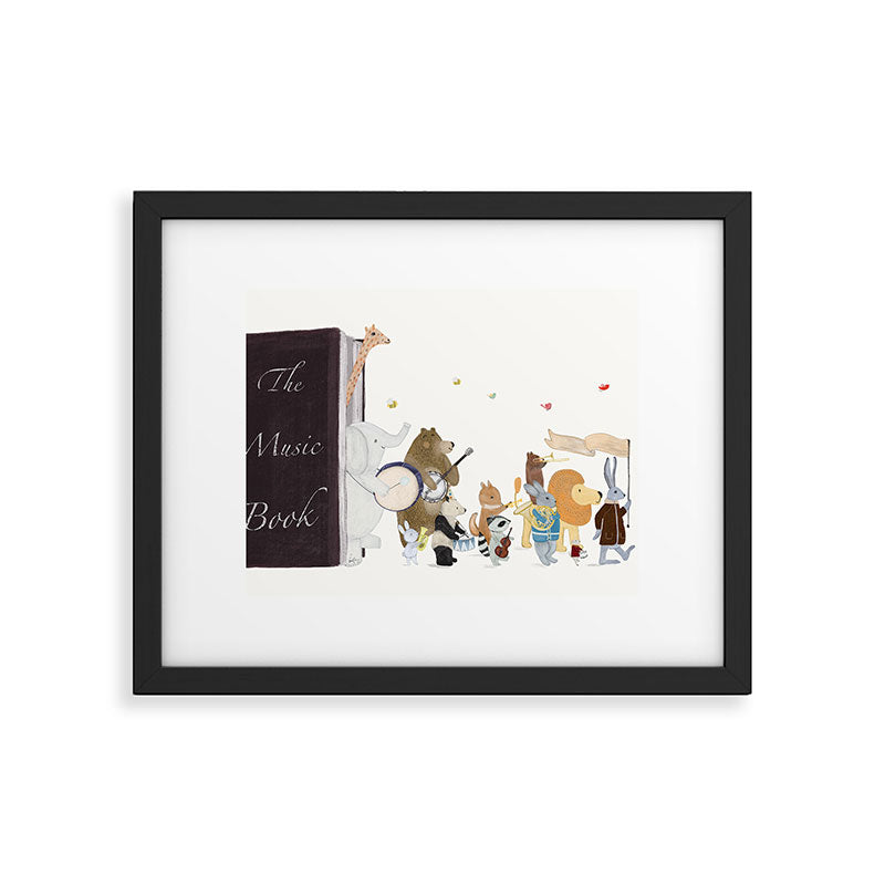the music book Framed Art Print Gallery Image 6
