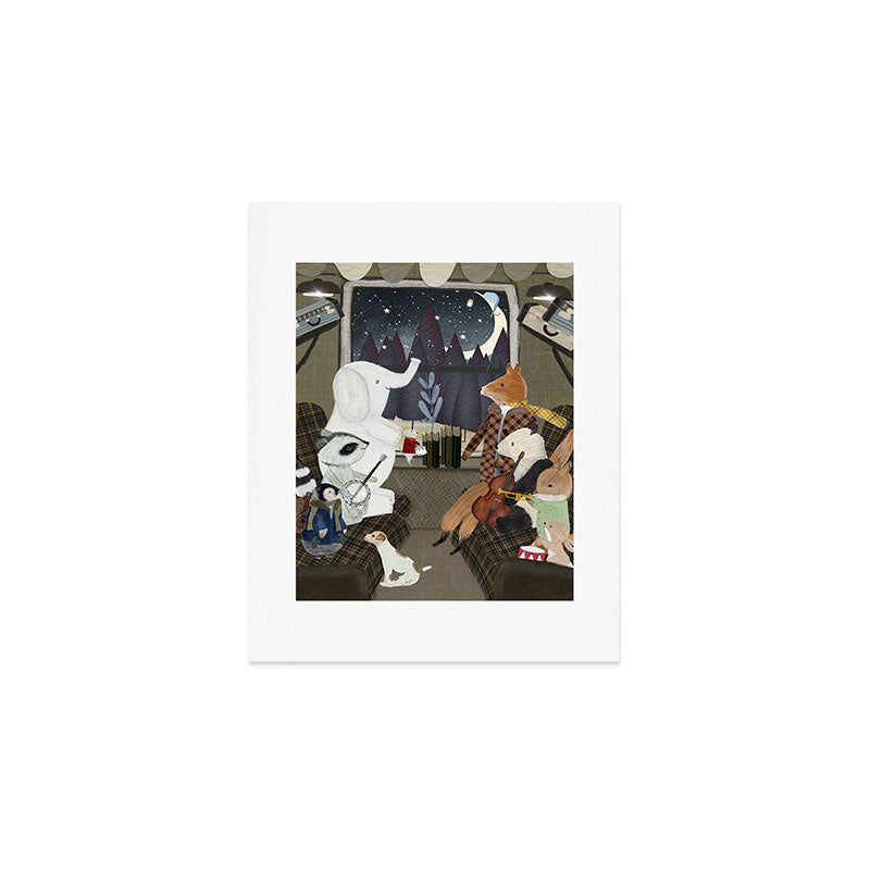 the night train Art Print Gallery Image 1