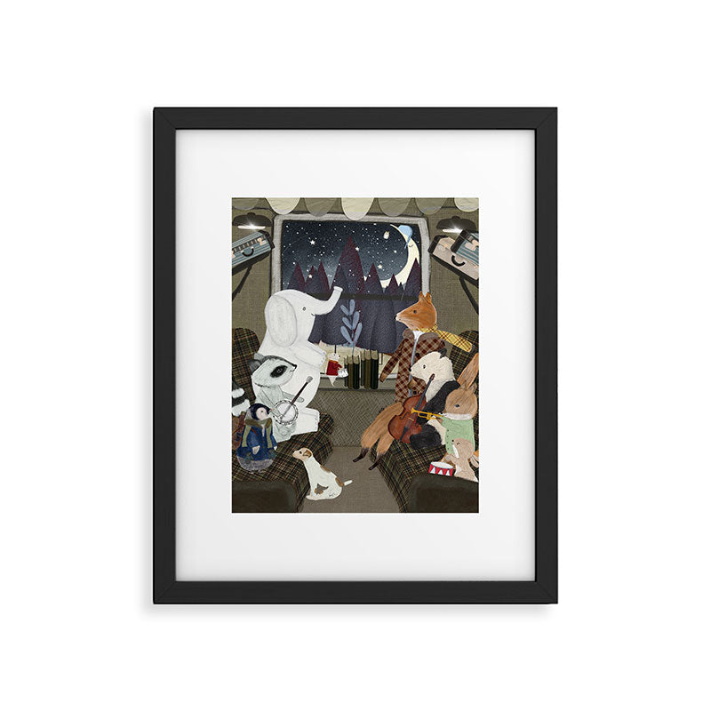 the night train Framed Art Print Gallery Image 5