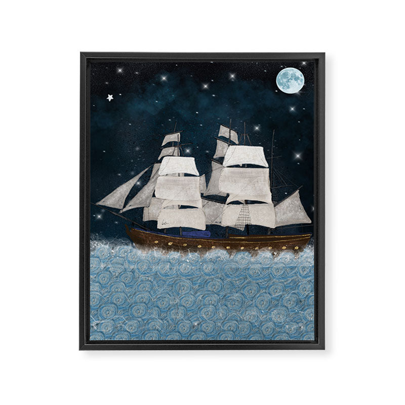 the north star Framed Canvas Print Gallery Image 6