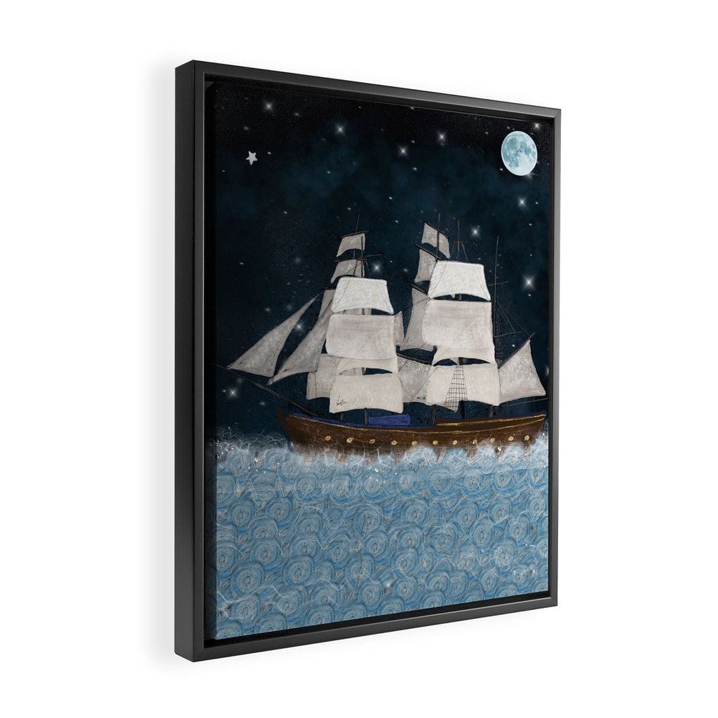 the north star Framed Canvas Print Gallery Image 2