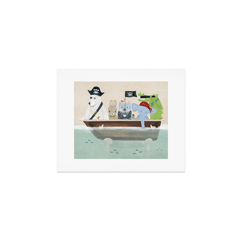 the pirate tub Art Print Gallery Image 1
