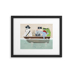the pirate tub Framed Art Print Gallery Image 4
